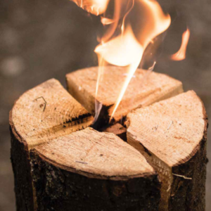 Swedish Log Candle